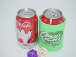 Screen print can cooler