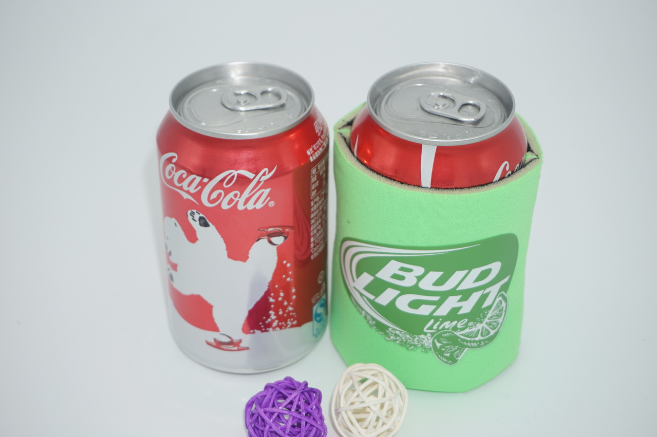 Screen print can cooler